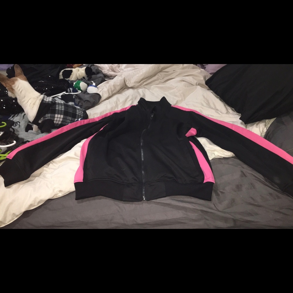 Black and pink Large sweat suit